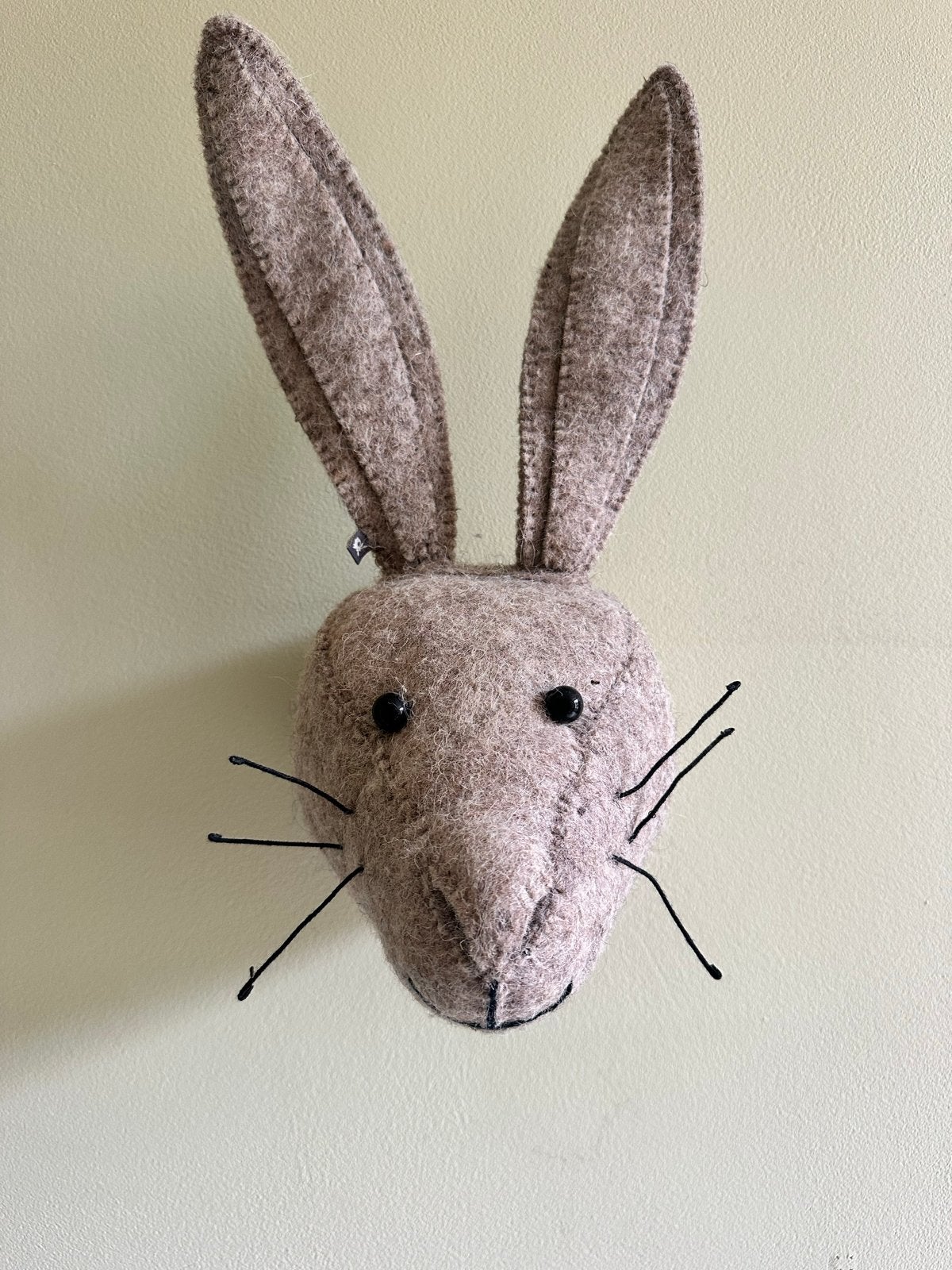 Dierenkop konijn Fiona Walker, Ophalen of Verzenden, Grijs, Textiel, Landelijk