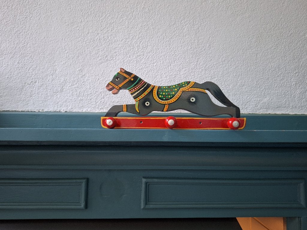 Mooie Kapstok Paard, Gebruikt, Minder dan 100 cm, Hout, Ophalen