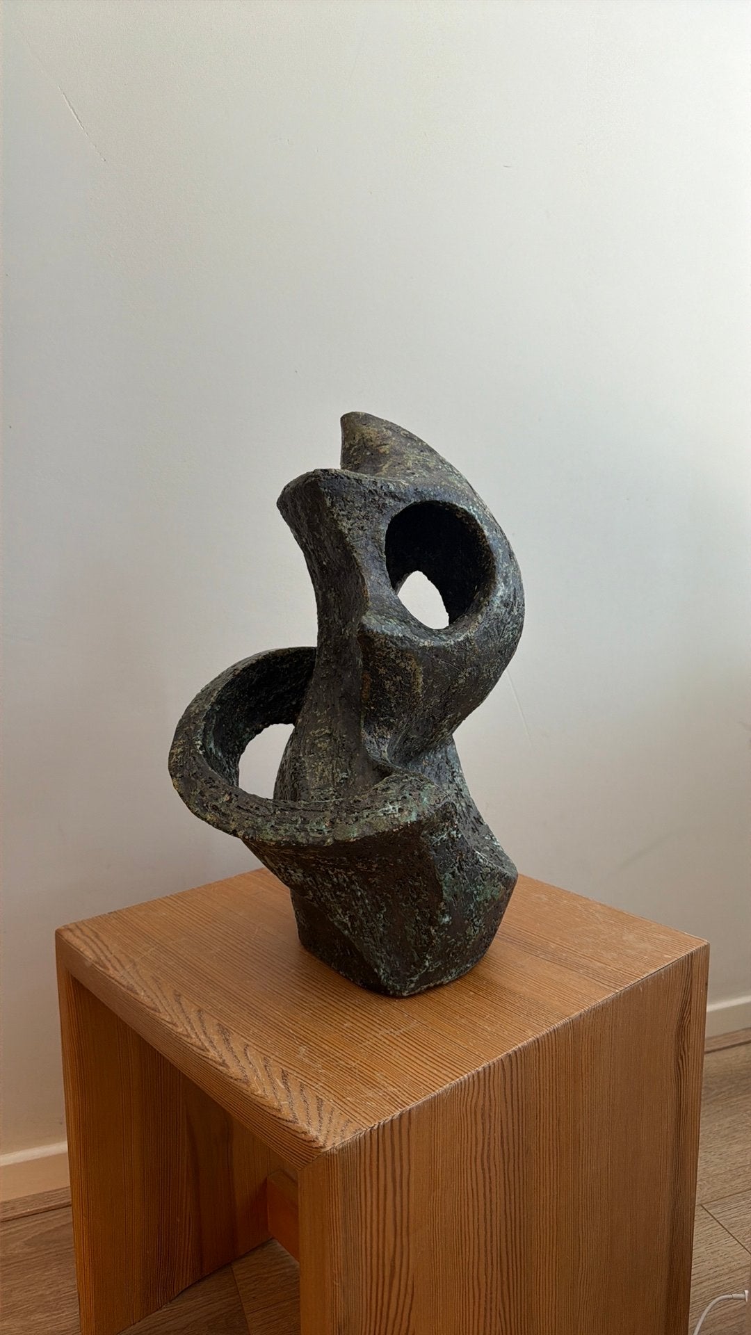 abstract brutalist keramiek sculptuur  1972, Ophalen