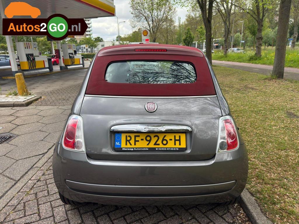 Fiat 500 C 1.2 Lounge I Airco I Multi media I Apple Carplay, Auto's, Euro 5, Gebruikt, 4 cilinders, Cabriolet