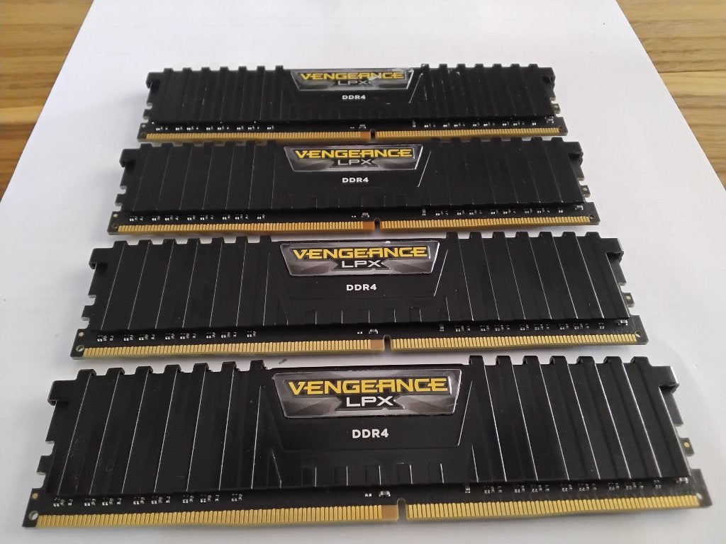 Corsair Vengeance LPX DDR4 32Gb (4x8Gb) 3200 Mhz cl16 Ram, Gebruikt, 32 GB, DDR4, Ophalen of Verzenden