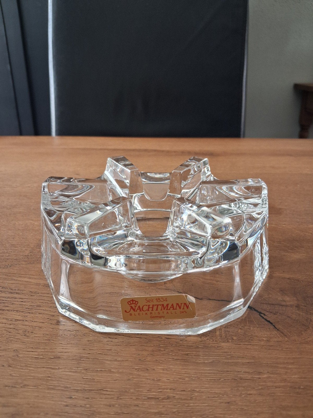 NACHMANN - vintage theelichthouder, Antiek en Kunst, Antiek | Glas en Kristal, Ophalen of Verzenden