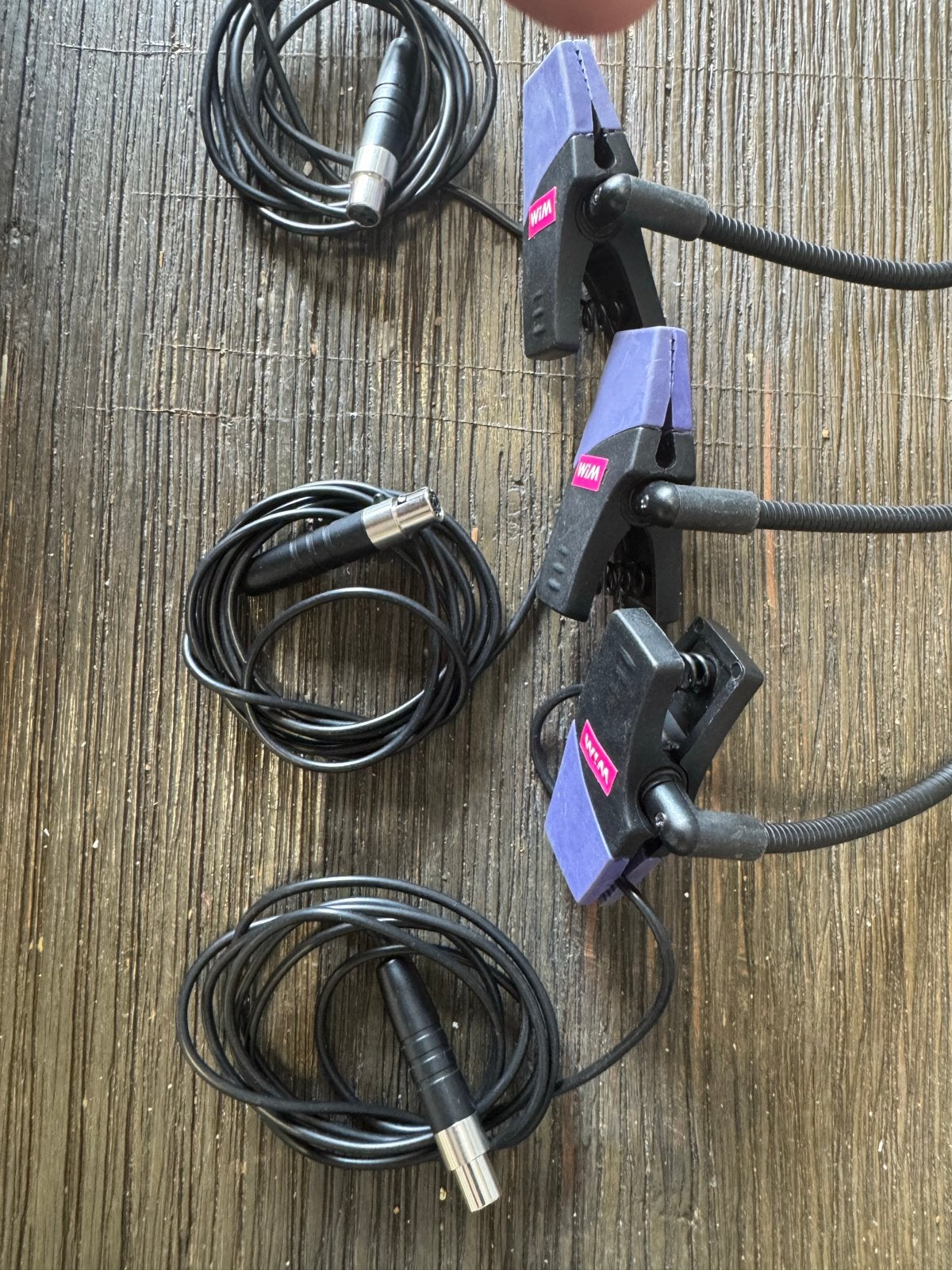 Set van 3 JTS CX-508 Instrument Condensator Microfoons, Ophalen of Verzenden, Gebruikt, Instrumentmicrofoon