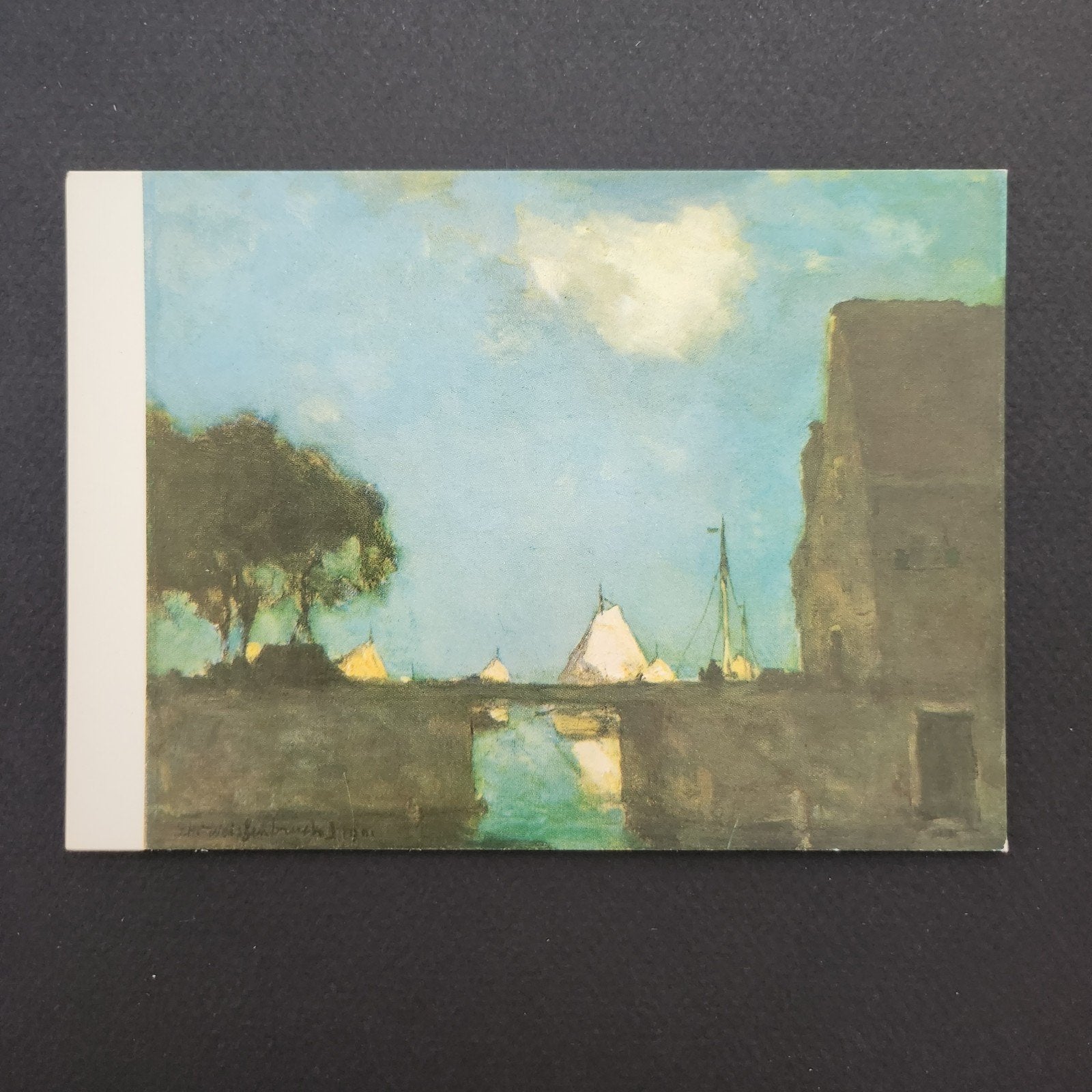 mx Ansichtkaart H.J. Weissenbruch - Te Noorden bij Nieuwkoop, Verzenden, Voor 1920, Zuid-Holland