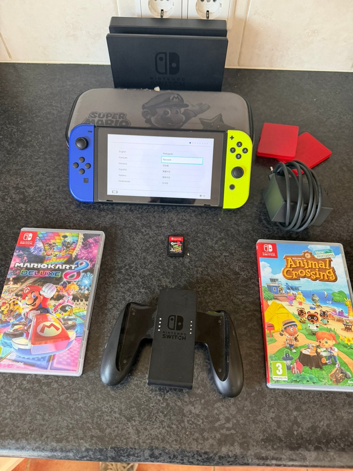 Nintendo switch + 3 spellen en controller!, Ophalen of Verzenden, Zo goed als nieuw, Met 1 controller, Switch Original