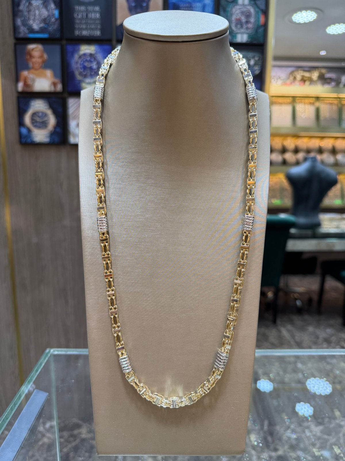 14KT Goud - 48.45 Gram - Ketting - MAGNUM - Herenketting, Ophalen, Nieuw, Goud