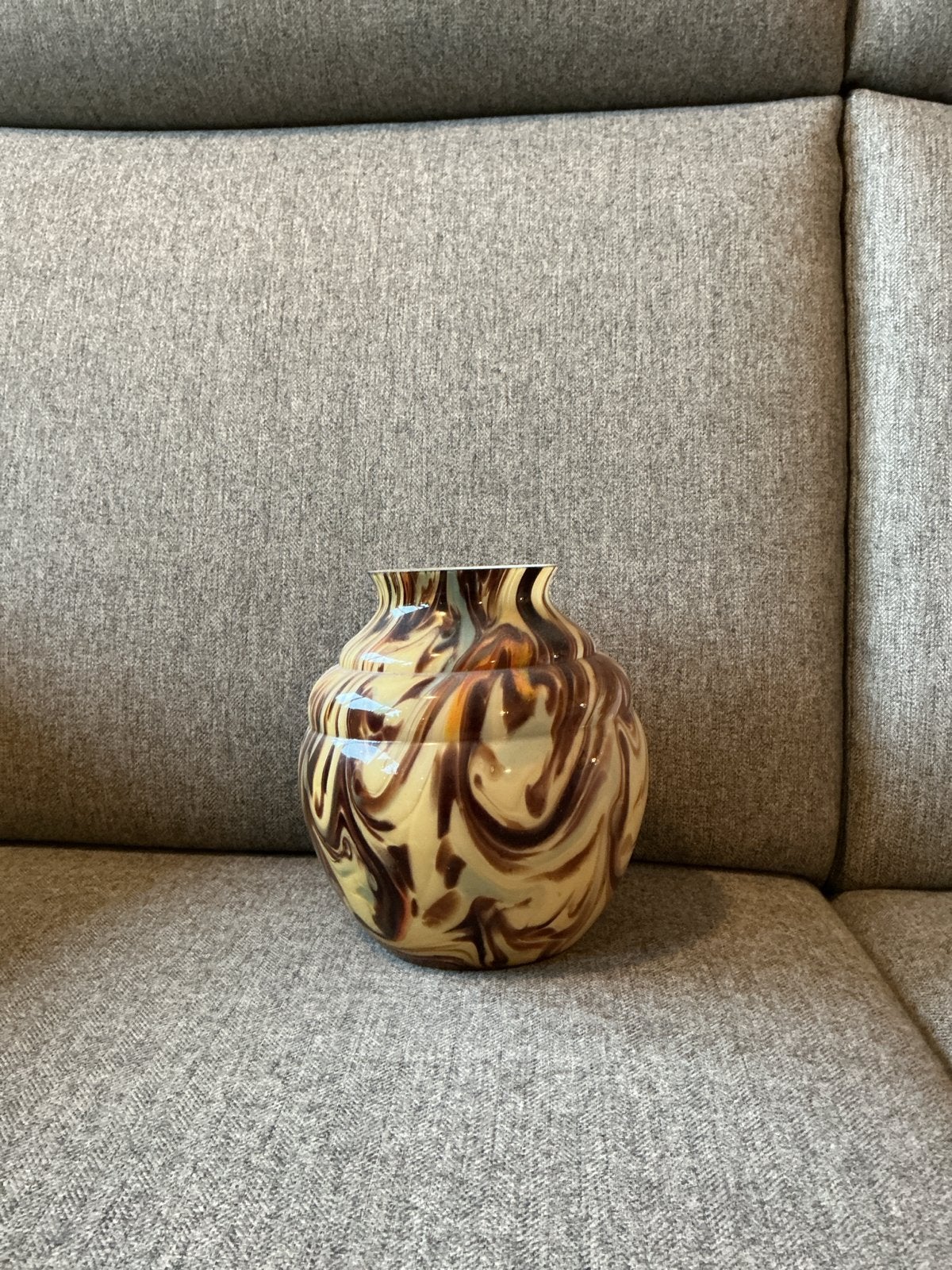 Art Deco verreries de scailmont Marmeren Vaas, Ophalen