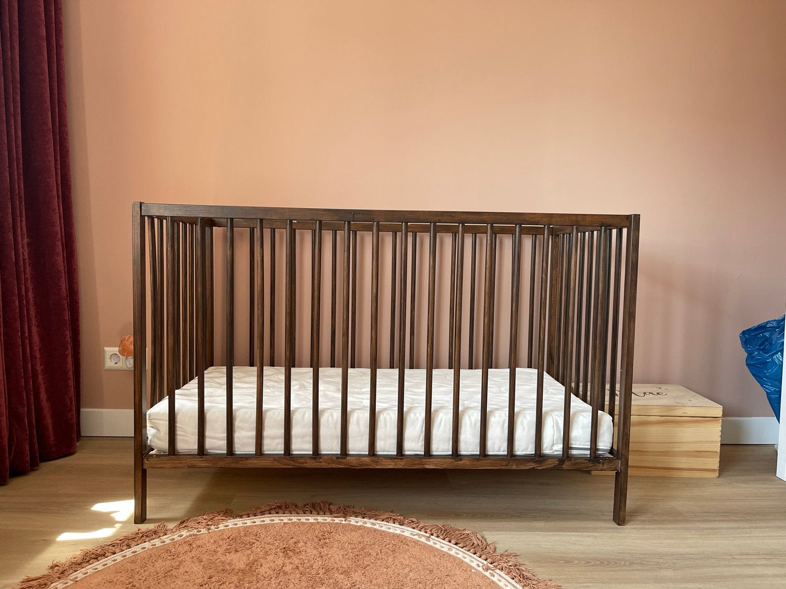 IKEA Sniglar ledikant met matras, Kinderen en Baby's, Kinderkamer | Bedden, Zo goed als nieuw, 140 tot 160 cm, 70 tot 85 cm, Matras