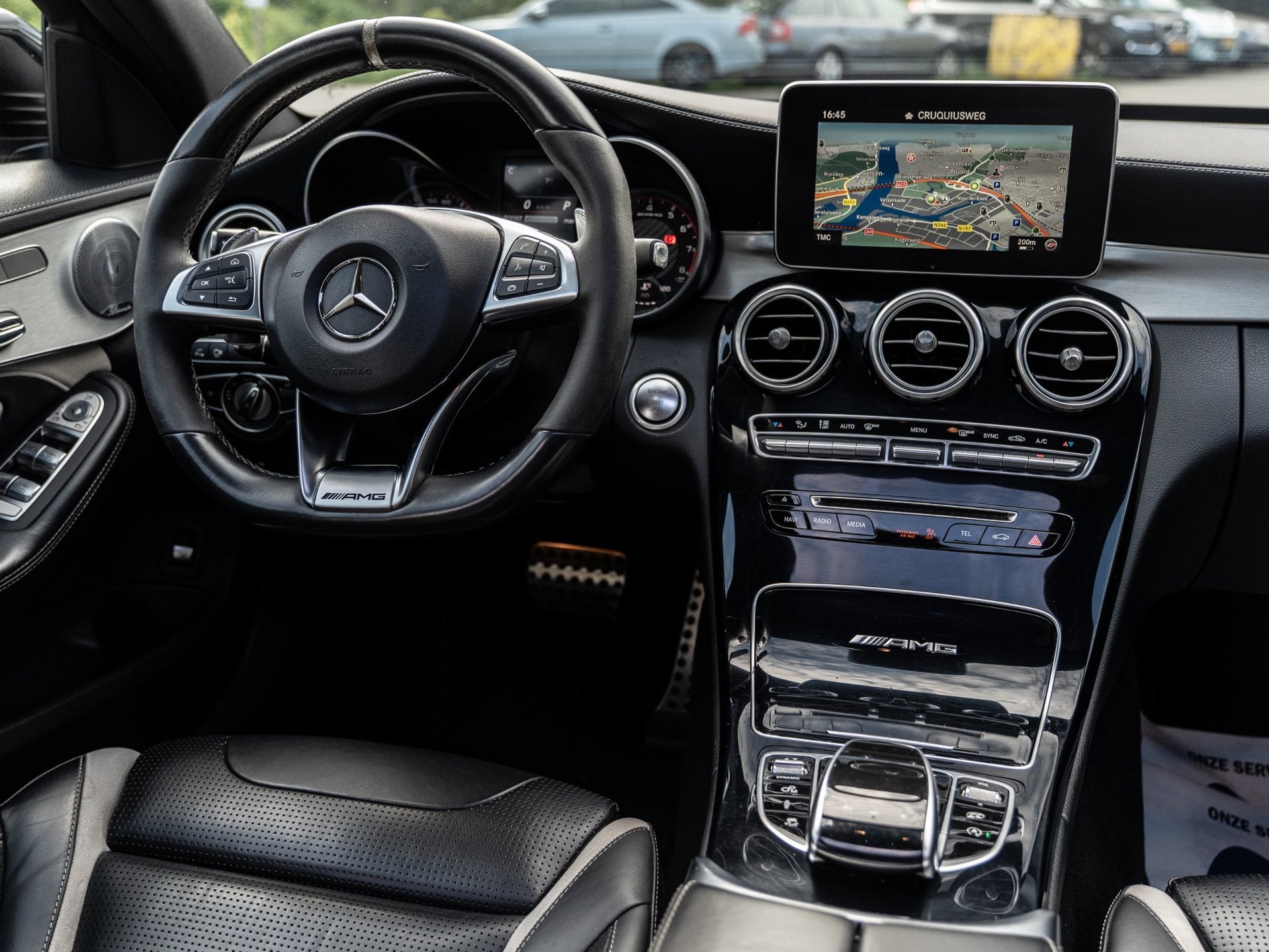 Mercedes-Benz C-klasse AMG C63 S - DOWNPIPE - 1E LAK - 360 C, Auto's, Automaat, Achterwielaandrijving, Gebruikt, 510 pk