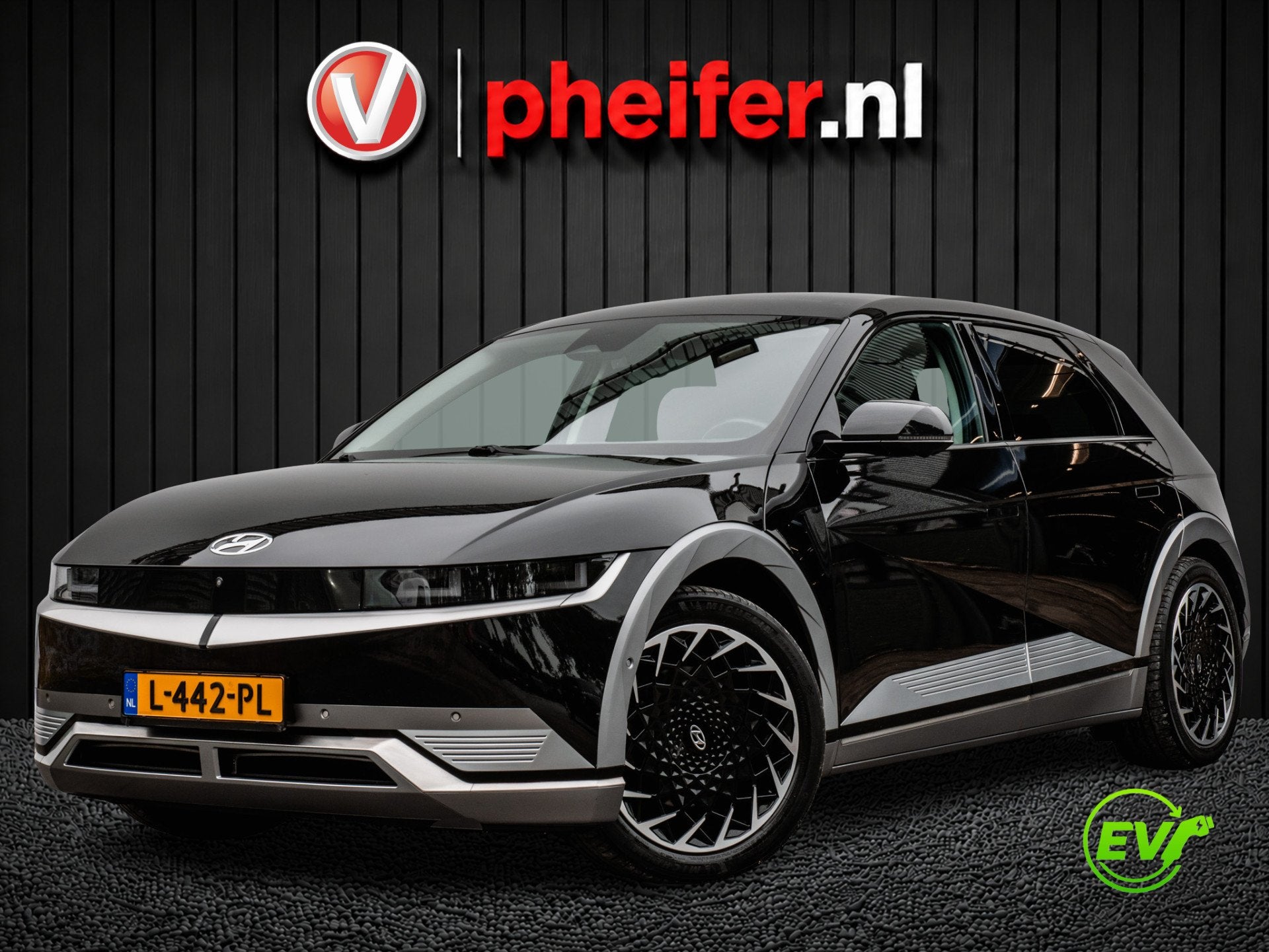 Hyundai IONIQ 5 Project 45 AWD 306pk 73kWh SOH 95% Trekhaak/, Auto's, Hyundai, Gebruikt, Met garantie (alle), Zwart, Vierwielaandrijving