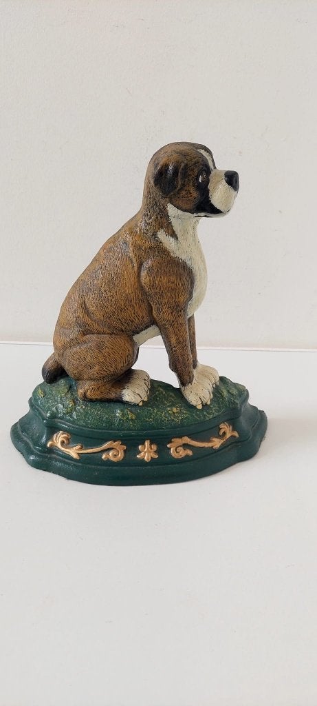 Vintage grote zware kwaliteit deur stopper Boxer hond, Huis en Inrichting, Eu, Eu, Ophalen of Verzenden, Zo goed als nieuw