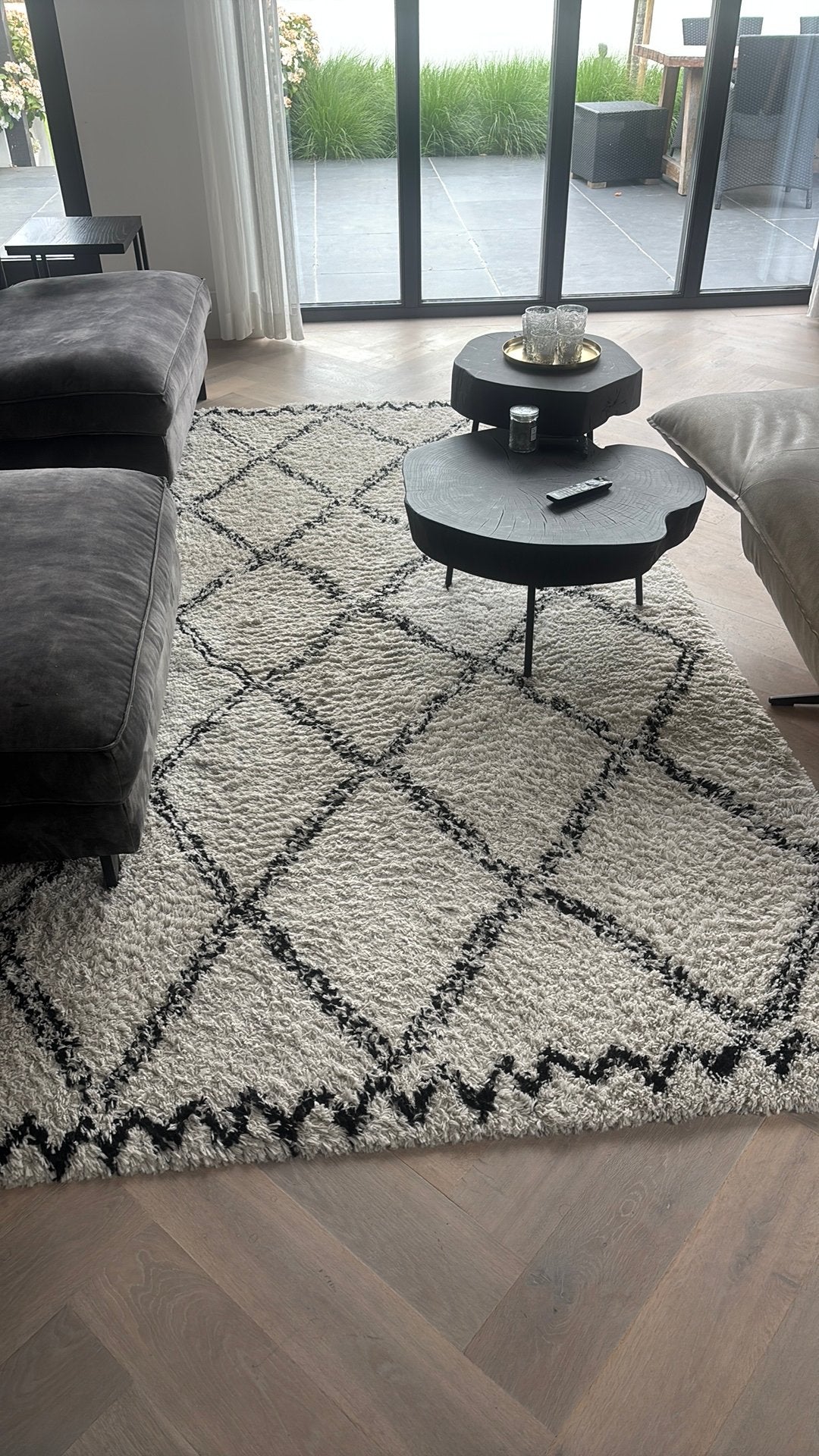 Vloerkleed, Wit, 150 tot 200 cm, 200 cm of meer, Ophalen of Verzenden