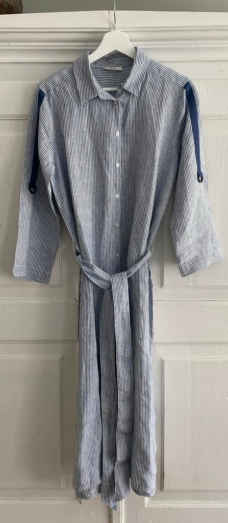 Anna linnen zomerjurk, maat 38, blouse model, Kleding | Dames, Jumpsuits, Ophalen of Verzenden, Zo goed als nieuw, Maat 38/40 (M)