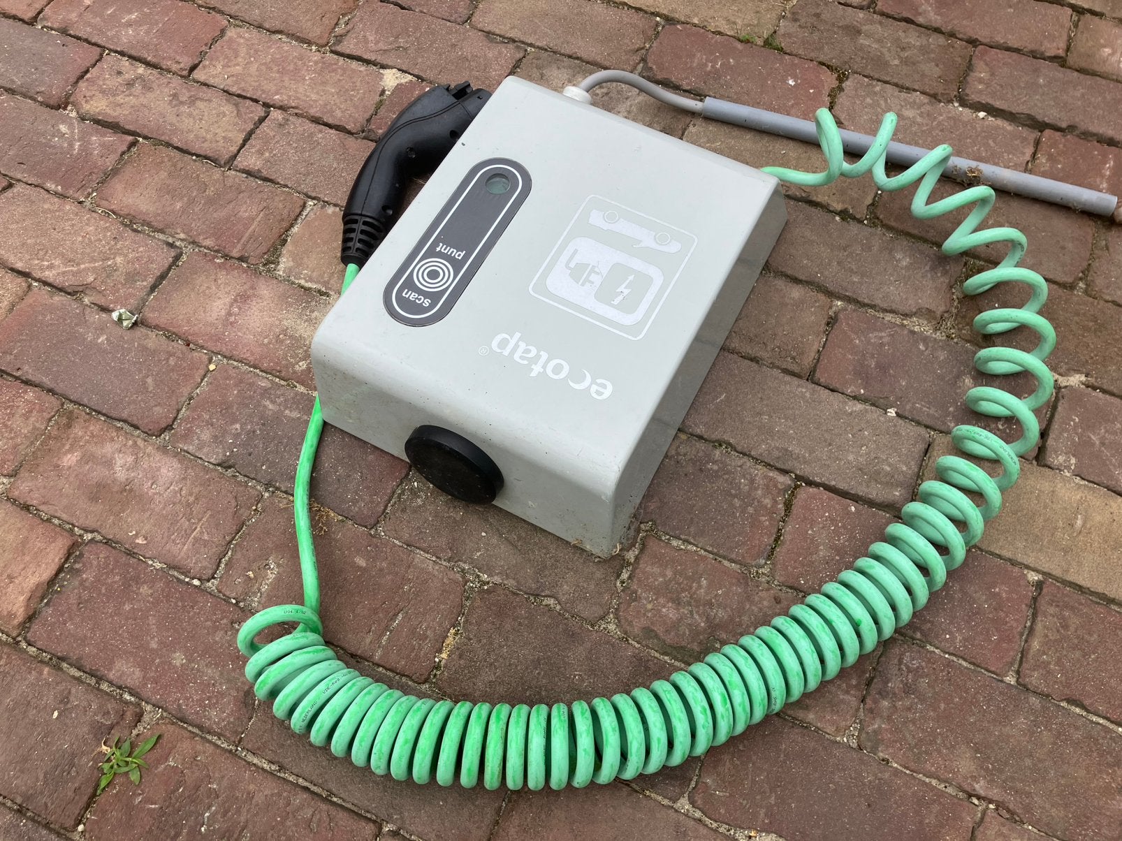 1 fase laadpaal met flexibele kabel, Ophalen of Verzenden, Gebruikt, Laadpaal en Laadkabel
