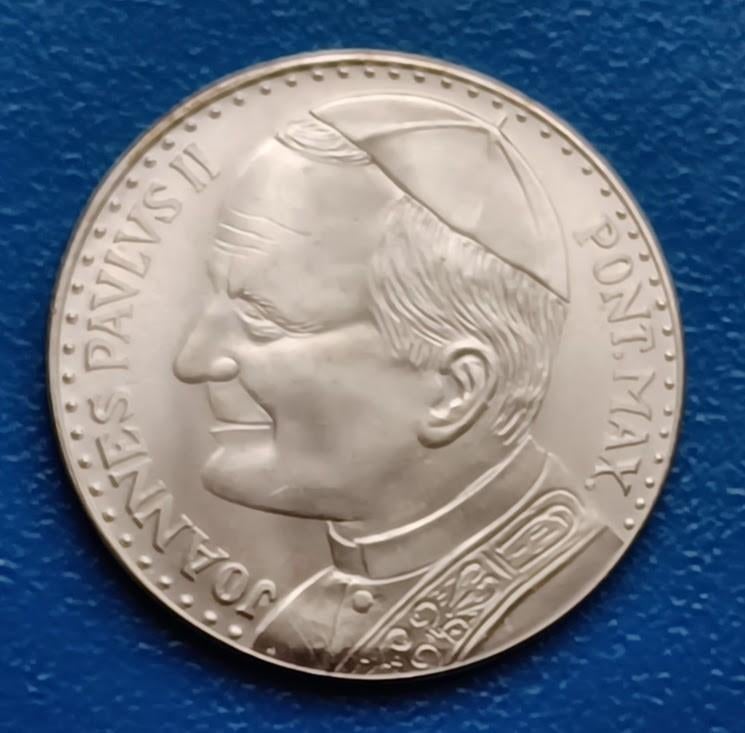 Vaticaanstad Penning Paus Johannes Palus II - 1983, Verzenden, Overige materialen, Buitenland