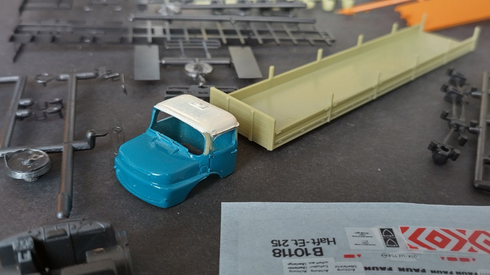 Mercedes Benz Kurzhauber Wüstenfuchs 1:87 Kibri Pol, Overige merken, 1:50 of kleiner, Verzenden, M