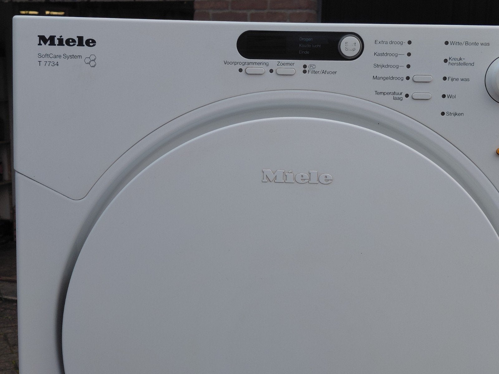 wasdroger Miele, 6 tot 8 kg, Gebruikt, Luchtafvoer, Ophalen of Verzenden