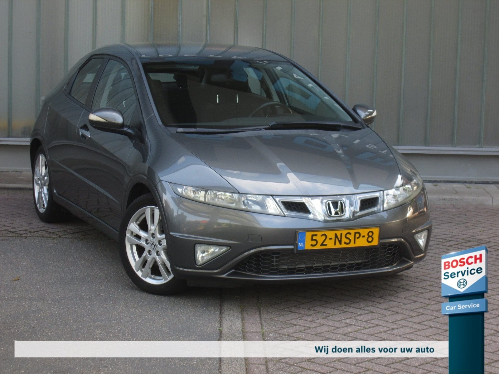 HONDA Civic 1.8 140pk I-VTEC, VOL AUTOMAAT, Auto's, Stof, Gebruikt, Zwart, 4 cilinders