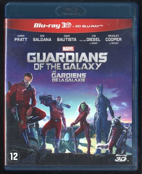 VERKOCHT Guardians of the Galaxy 3D+2D, MARVEL MCU. Blu-ray., Film, Science Fiction en Fantasy, Boxset, Ophalen of Verzenden