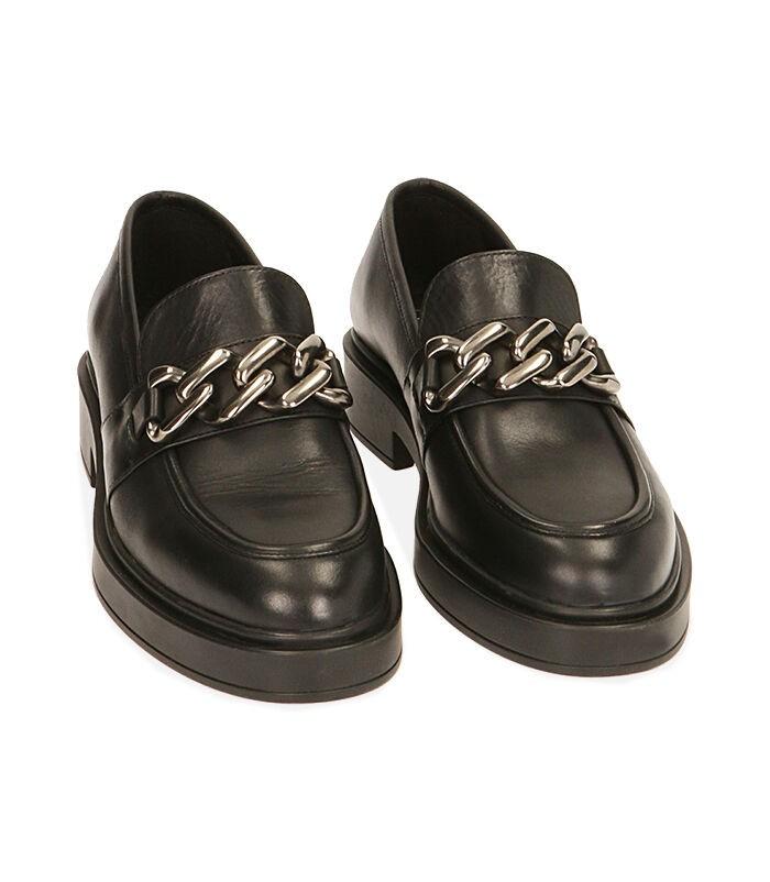 Primadonna zwart leren platform loafers mocassins maat 38, Nieuw, Ophalen of Verzenden, Primadonna, Instappers