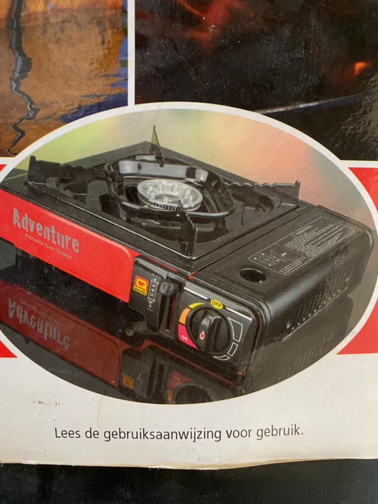 Nieuwe Draagbare Gascooker van Adventure -Ideaal voor buiten, Ophalen of Verzenden, Nieuw
