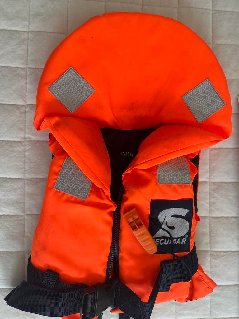 Secumar reddingsvest voor kinderen 10-15 kg, Watersport en Boten, Watersportkleding, Ophalen of Verzenden, Zo goed als nieuw, Kind