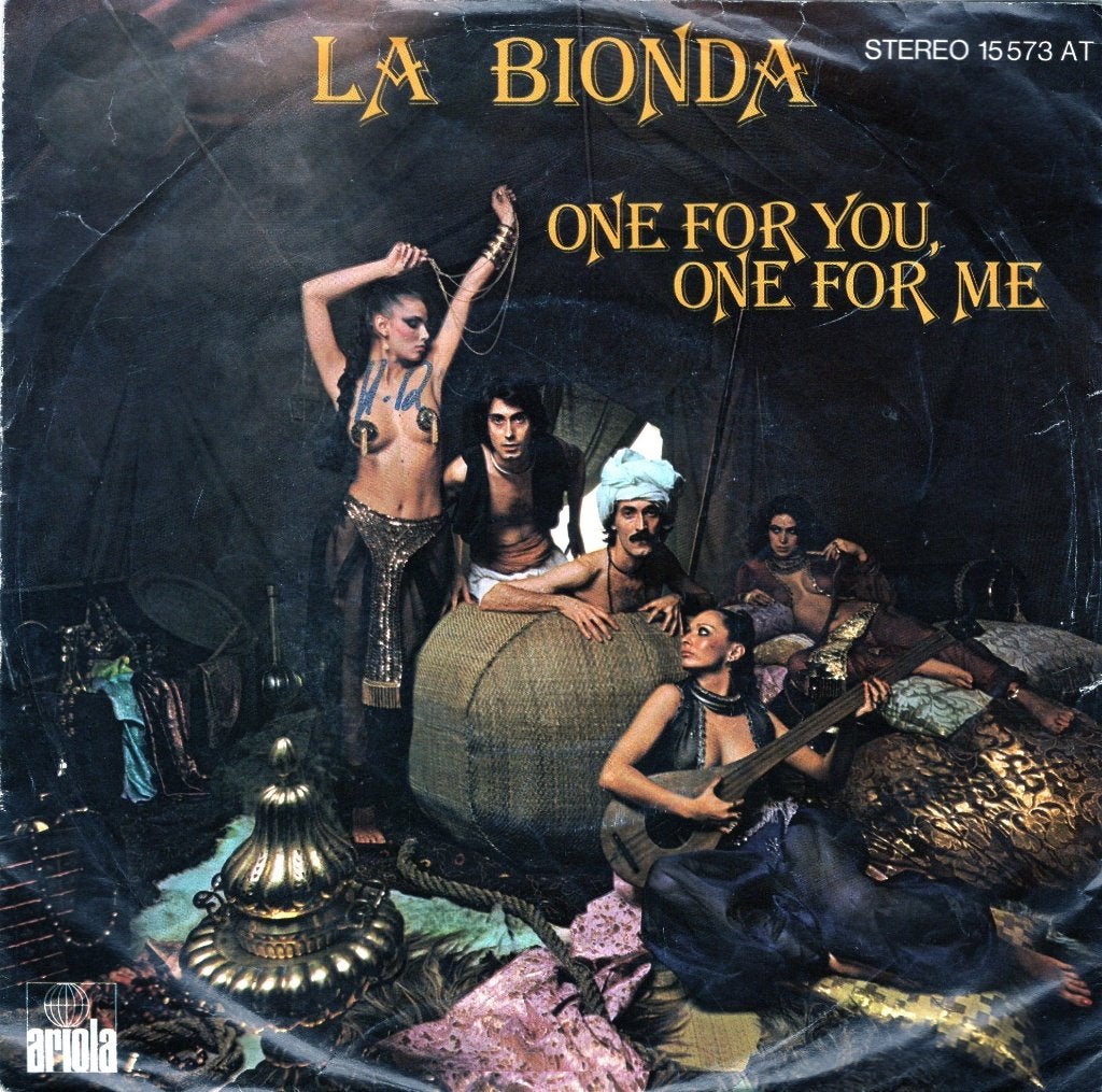 LA BIONDA  -  One for me, one for you, Fotohoes, Ophalen of Verzenden, Gebruikt, Pop