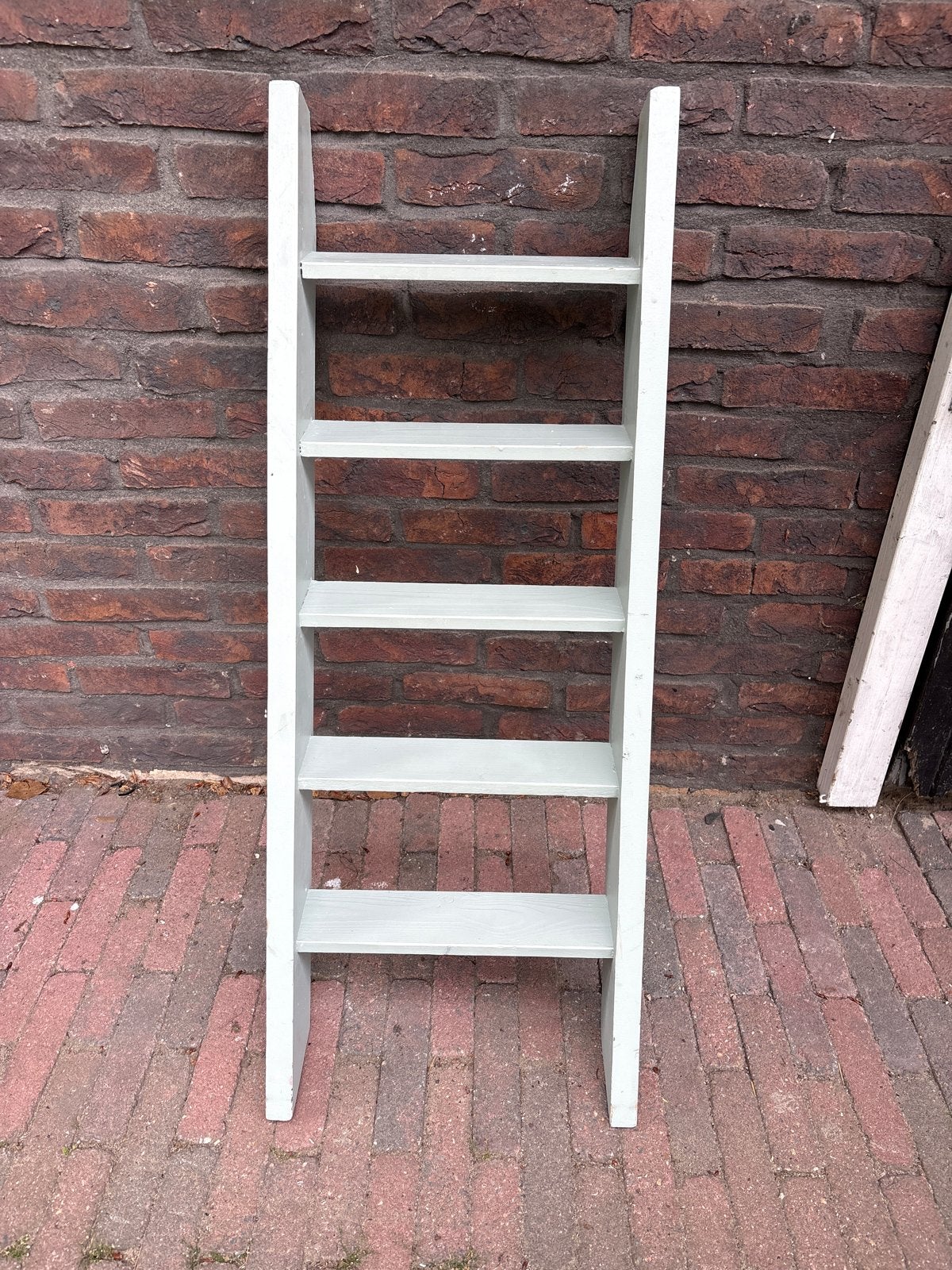 Houten trapje - Decoratief of functioneel, Ophalen, Gebruikt, Ladder, Minder dan 2 meter