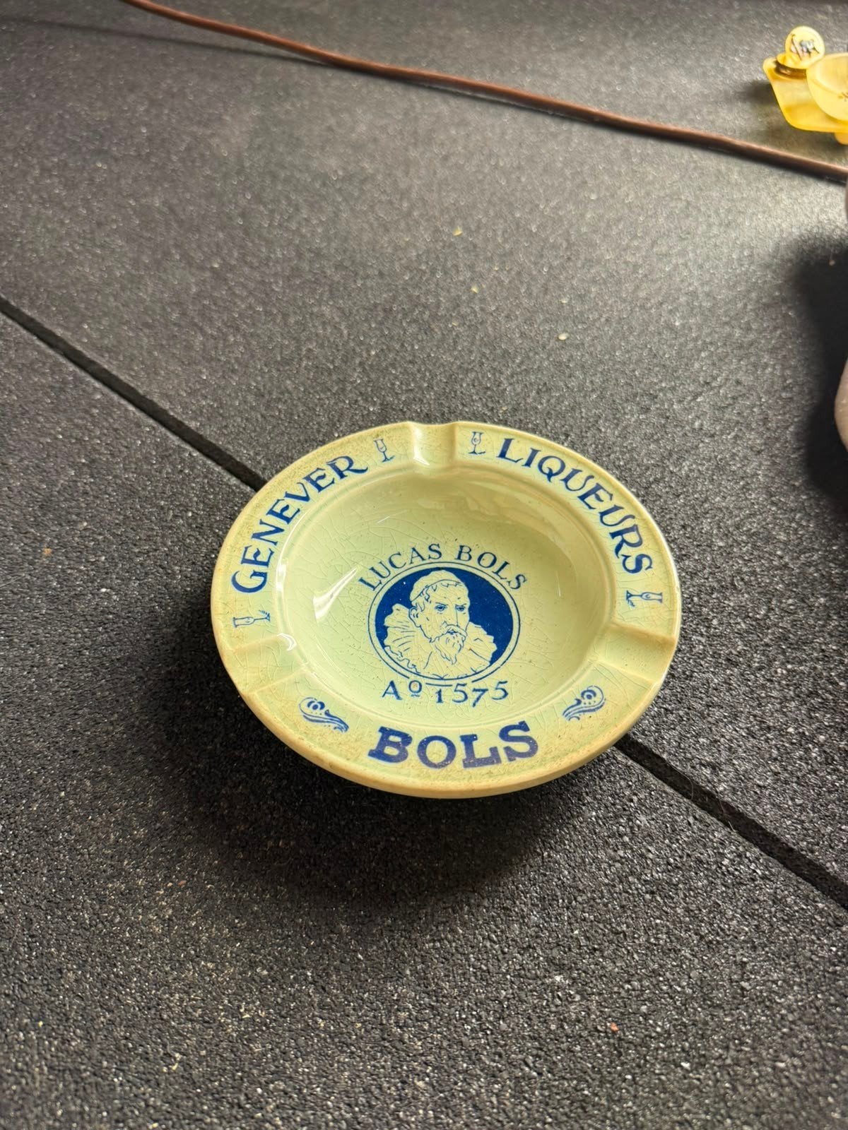 Antieke Lucas Bols Asbak - Koninklijke Zuid-, Ophalen of Verzenden