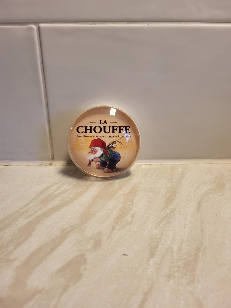 La Chouffe taplens / biertap logo, Verzamelen, Biermerken, Ophalen of Verzenden, Gebruikt, Overige typen, Overige merken