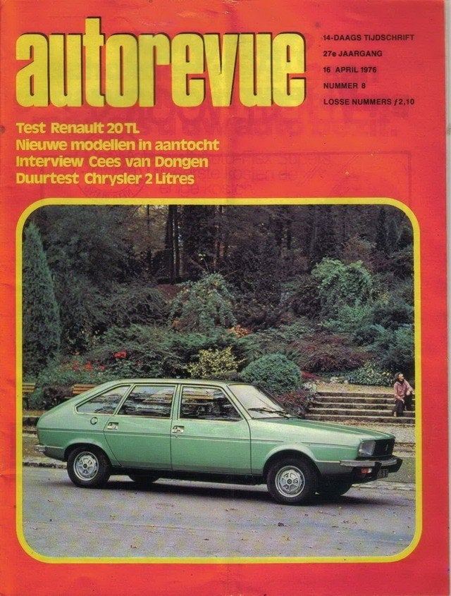 Autorevue 8 1976 : Cadillac Seville - Renault 5 Alpine 20TL, Ophalen of Verzenden, Gelezen, Algemeen