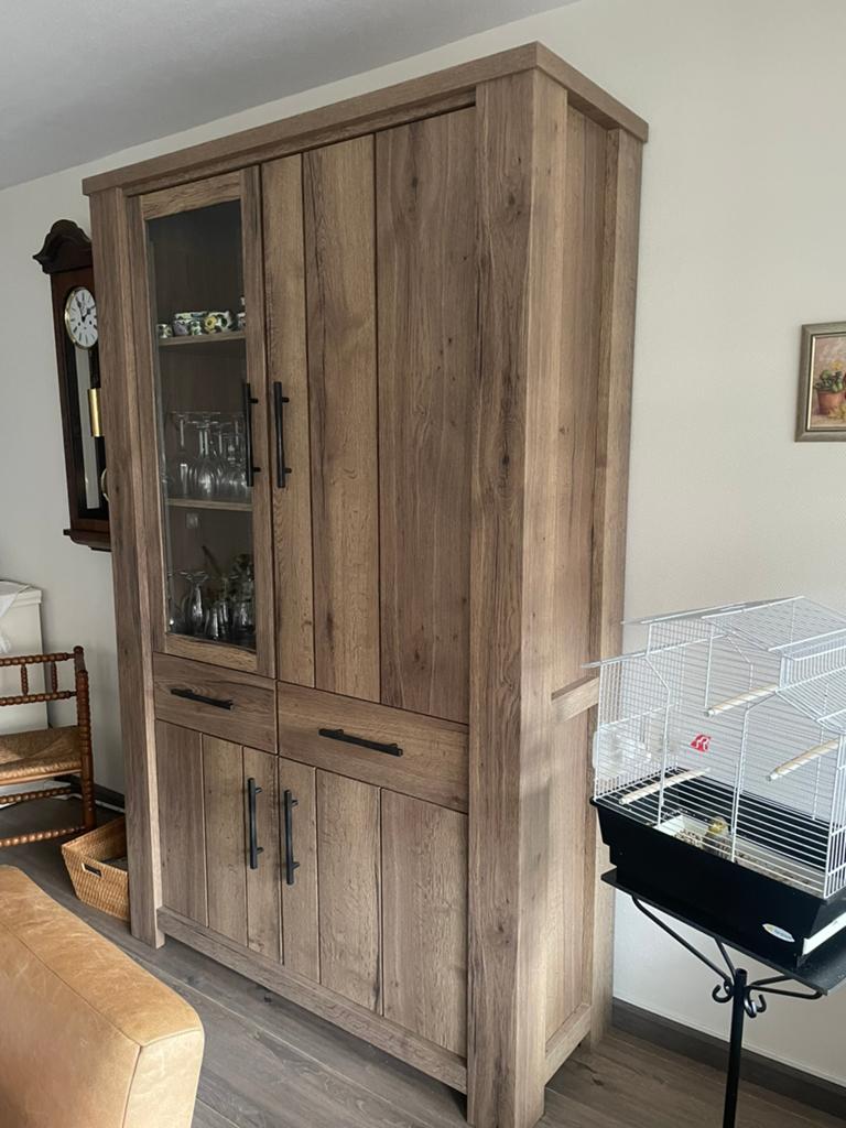 Kast Landelijk Rustiek Modern. 135x48x212 (LxBxH), Huis en Inrichting, Kasten | Buffetkasten, Ophalen, Landelijk Rustiek Modern