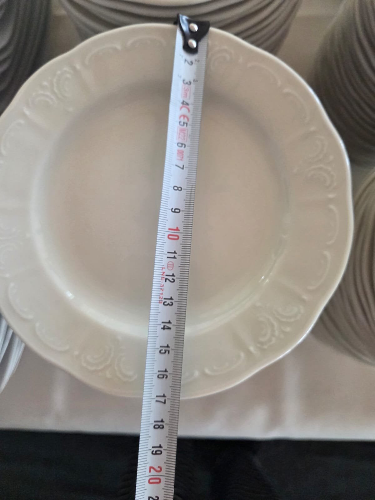 75x Lilien Bellevue borden 17 cm ontbijt gebak - Horeca, Ophalen, Zo goed als nieuw, Bord(en), Overige stijlen