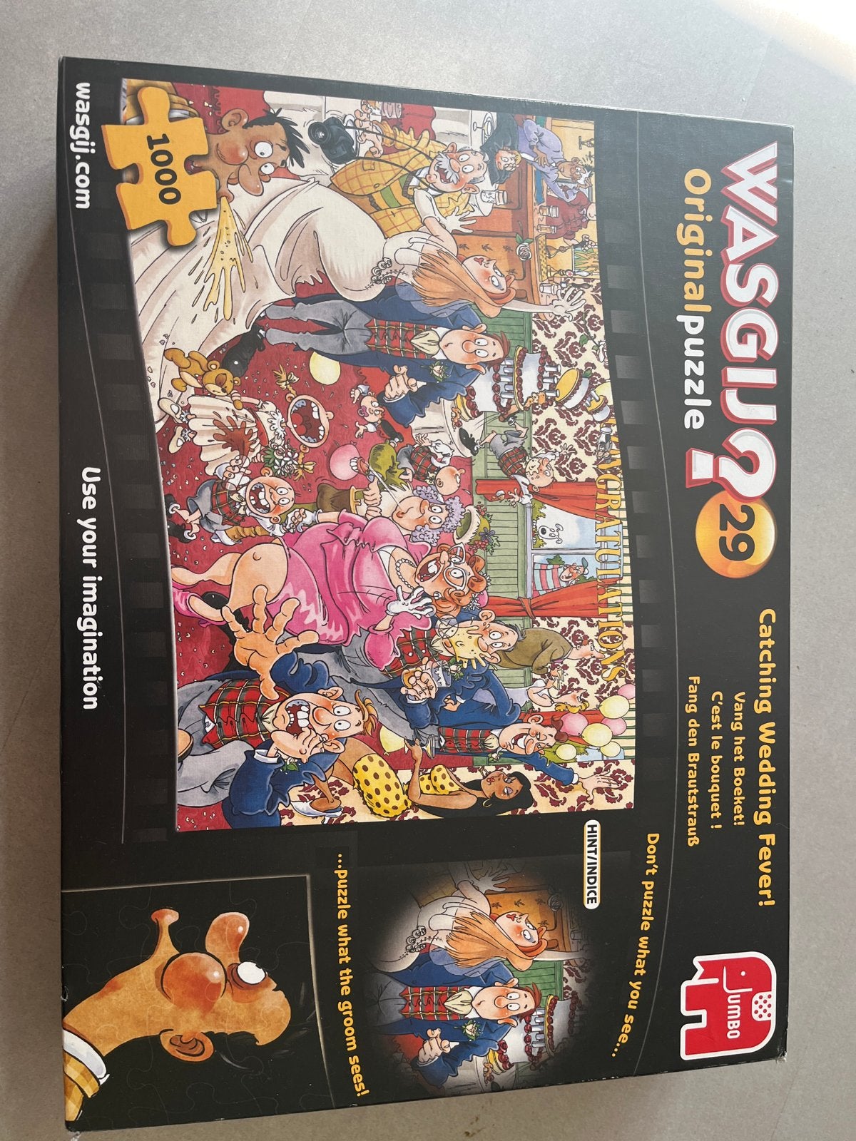 Wasgij Original 29: Catching Wedding Fever! 1000 stukjes, Ophalen, 500 t/m 1500 stukjes, Gebruikt, Legpuzzel
