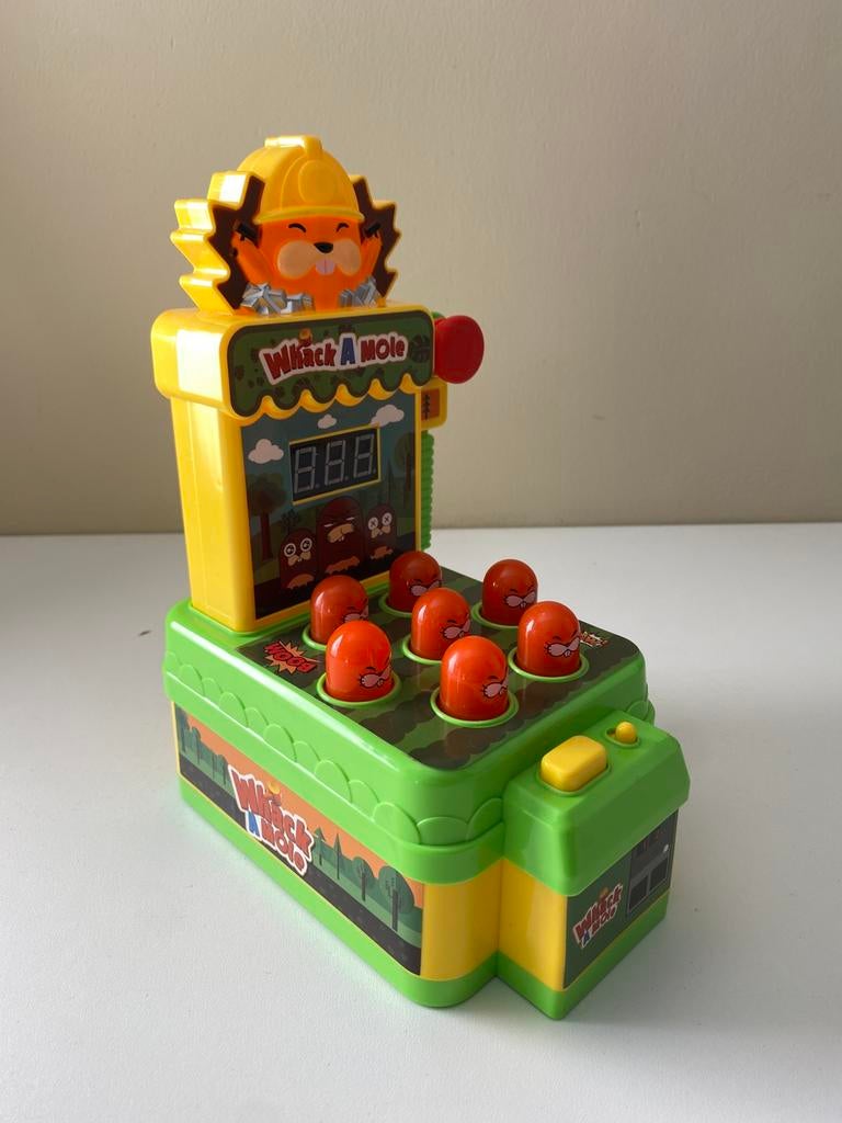 Whack-a-Mole spel – leuk en actief kinderspel, 1 speler, Ophalen of Verzenden, Zo goed als nieuw, Vanaf 3 jaar