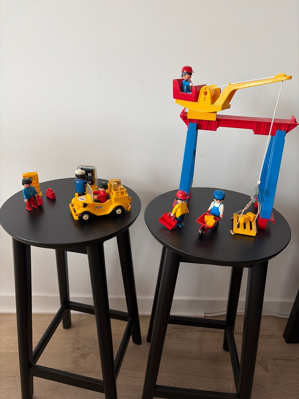 Antieke Vintage Playmobil Set - Post en Bouwplaats, Ophalen of Verzenden, Gebruikt