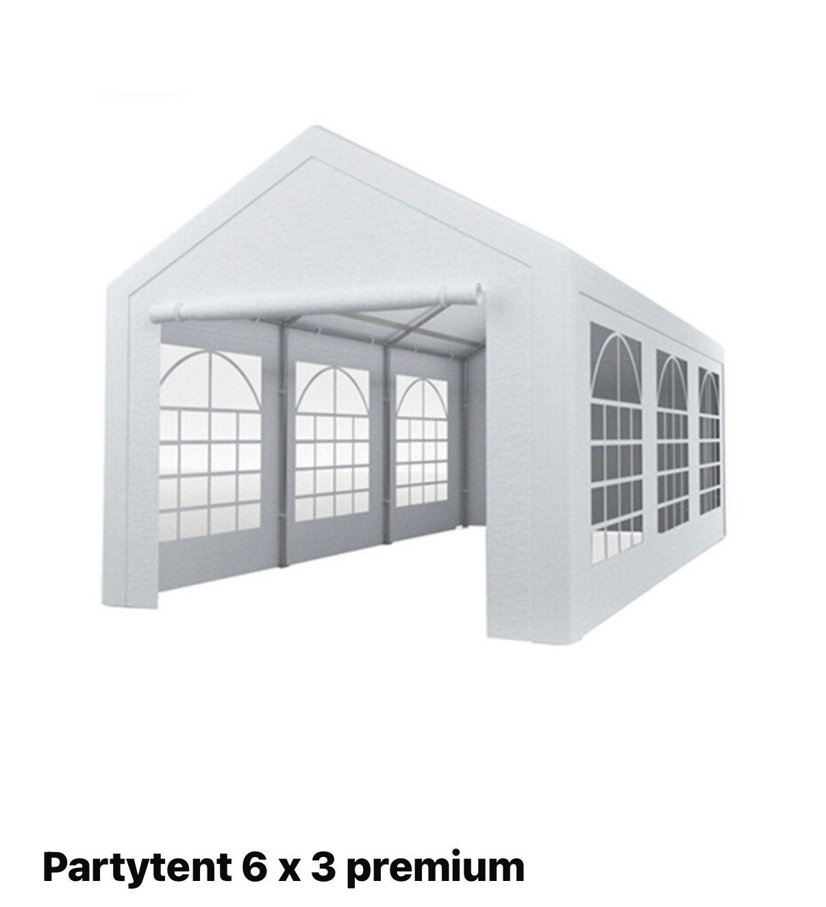 Partytent 6 x 4 te huur ook andere maten beschikbaar, Tuin en Terras, Partytenten, Ophalen, Zo goed als nieuw, Minder dan 5 meter
