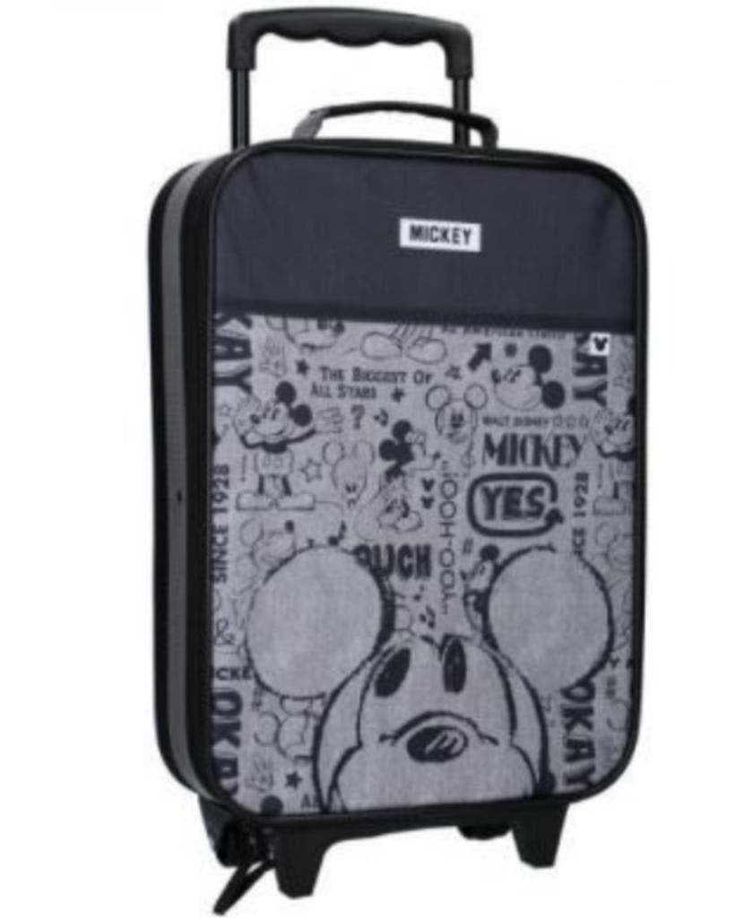 Mickey Mouse Trolley Koffer - Disney Reiskoffer, Overige materialen, Wieltjes, Nieuw, Minder dan 50 cm