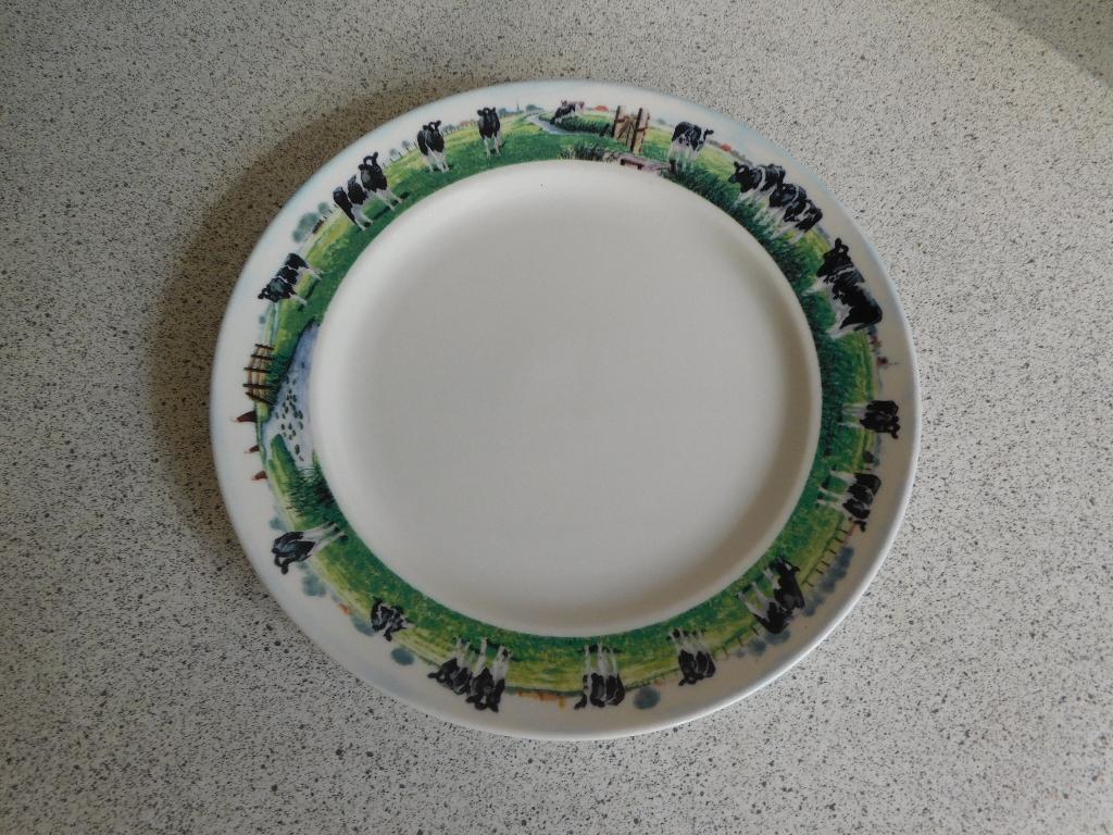 Bord 21 cm. Landelijk Leven Wiebe van der Zee, Ophalen of Verzenden, Zo goed als nieuw, Bord(en), Overige stijlen