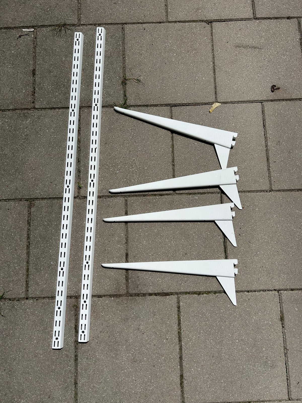 Schapdragers 40cm diep en rails 100 cm lang, Ophalen of Verzenden, Gebruikt