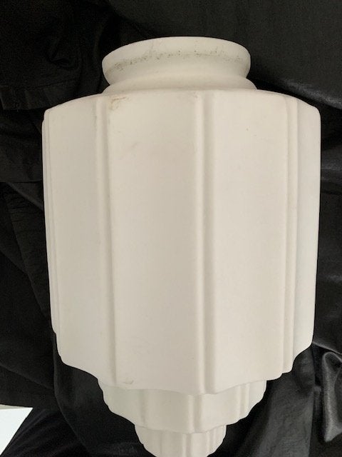 art deco skyscraper lamp, Antiek en Kunst, Antiek | Lampen, Ophalen of Verzenden