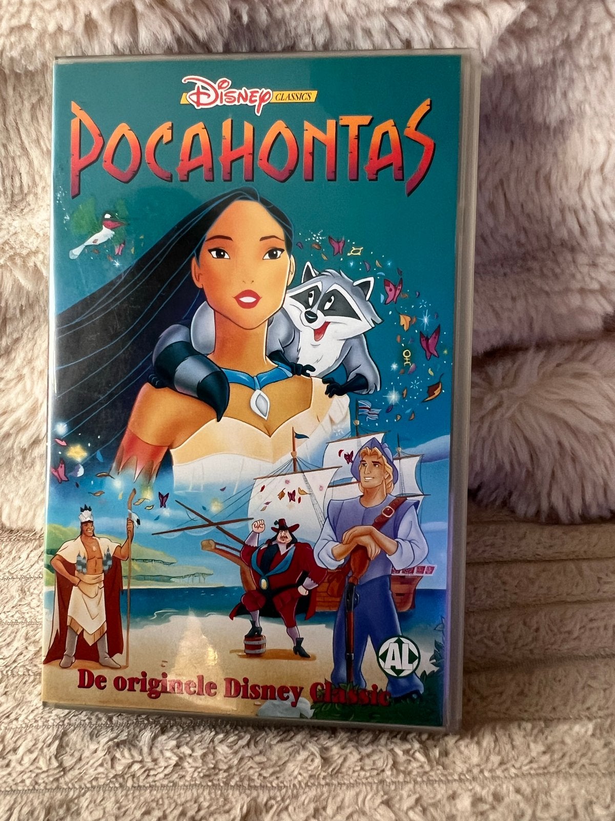 Pocahontas VHS - De originele Disney Classic, Cd's en Dvd's, VHS | Film, Nederlands ondertiteld, Gebruikt, Alle leeftijden, Kinderfilm