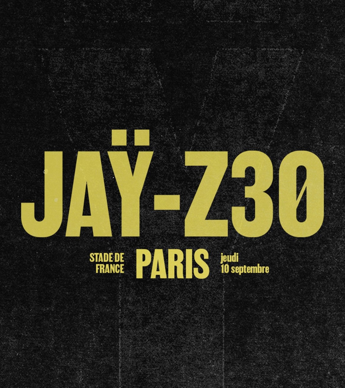 1x Jay-Z30 ‘Golden Circle’ – Stade de France (Parijs), Twee personen, September