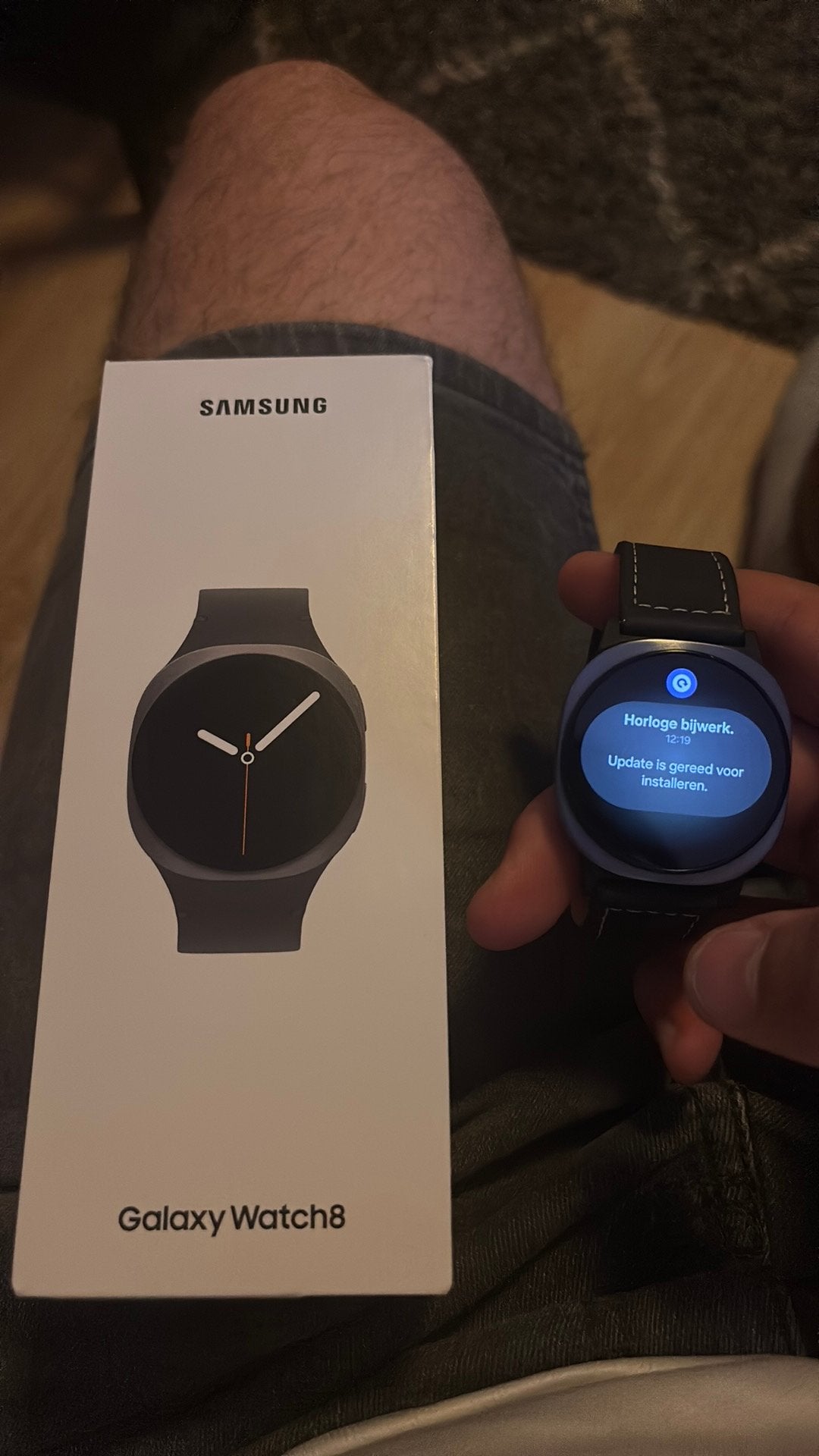 Samsung Galaxy Watch 8 + Oplaadkabel (40mm LTE), Conditie, Zwart, Ophalen of Verzenden, Zo goed als nieuw