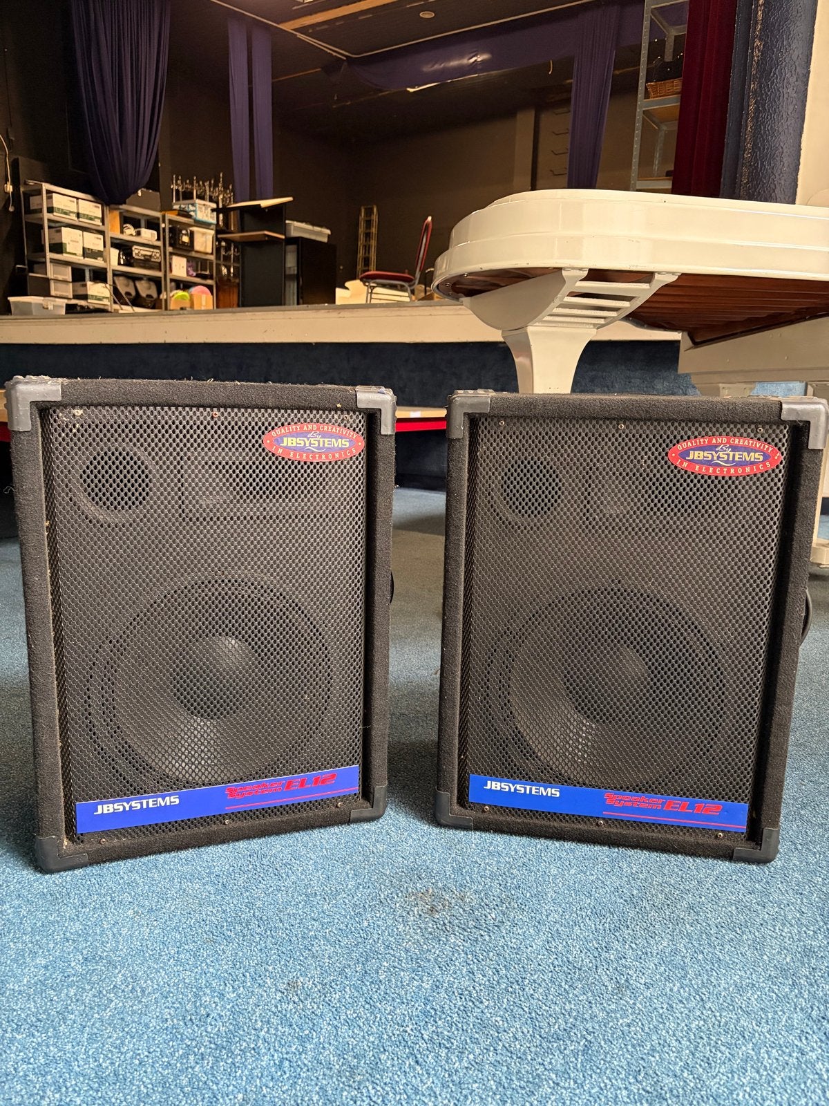 JB Systems EL12 Speaker Systeem - Set van 2, Gebruikt, Speakerset, Basreflex, Ophalen