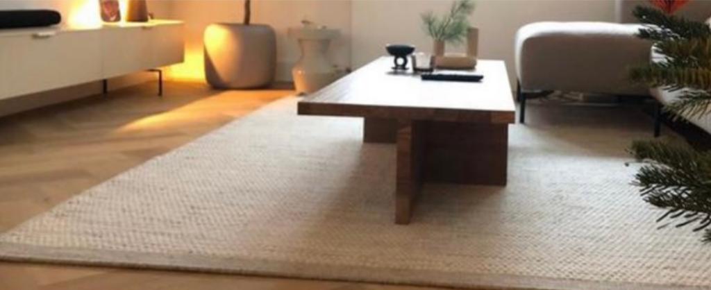 Asko vloerkleed., Ophalen, Beige, 150 tot 200 cm, 200 cm of meer