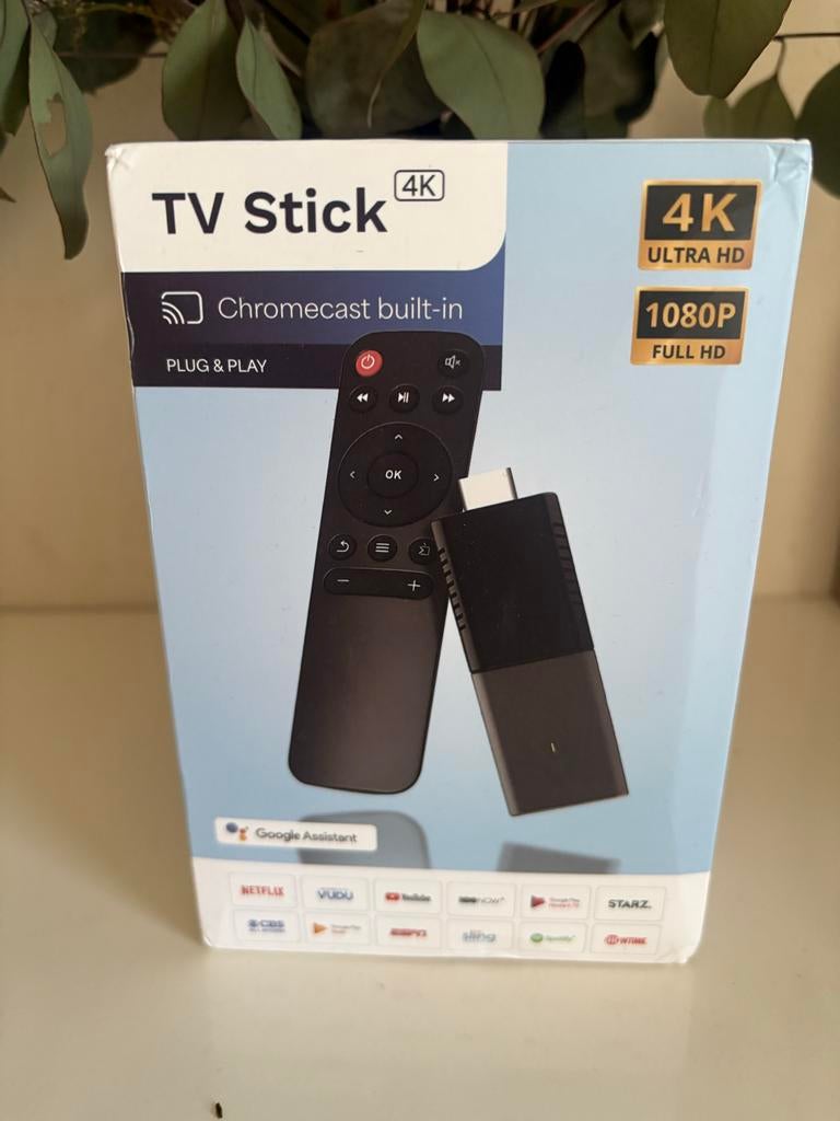 2maal. 4K TV Stick met Chromecast en Google Assistant, Ophalen of Verzenden, Nieuw, HDMI, Zonder harde schijf