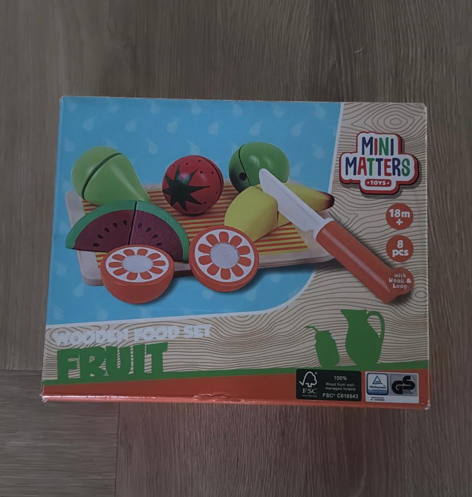 Mini Matters houten etenswaren NIEUW IN DOOS, Ophalen of Verzenden, Nieuw, Jongen of Meisje