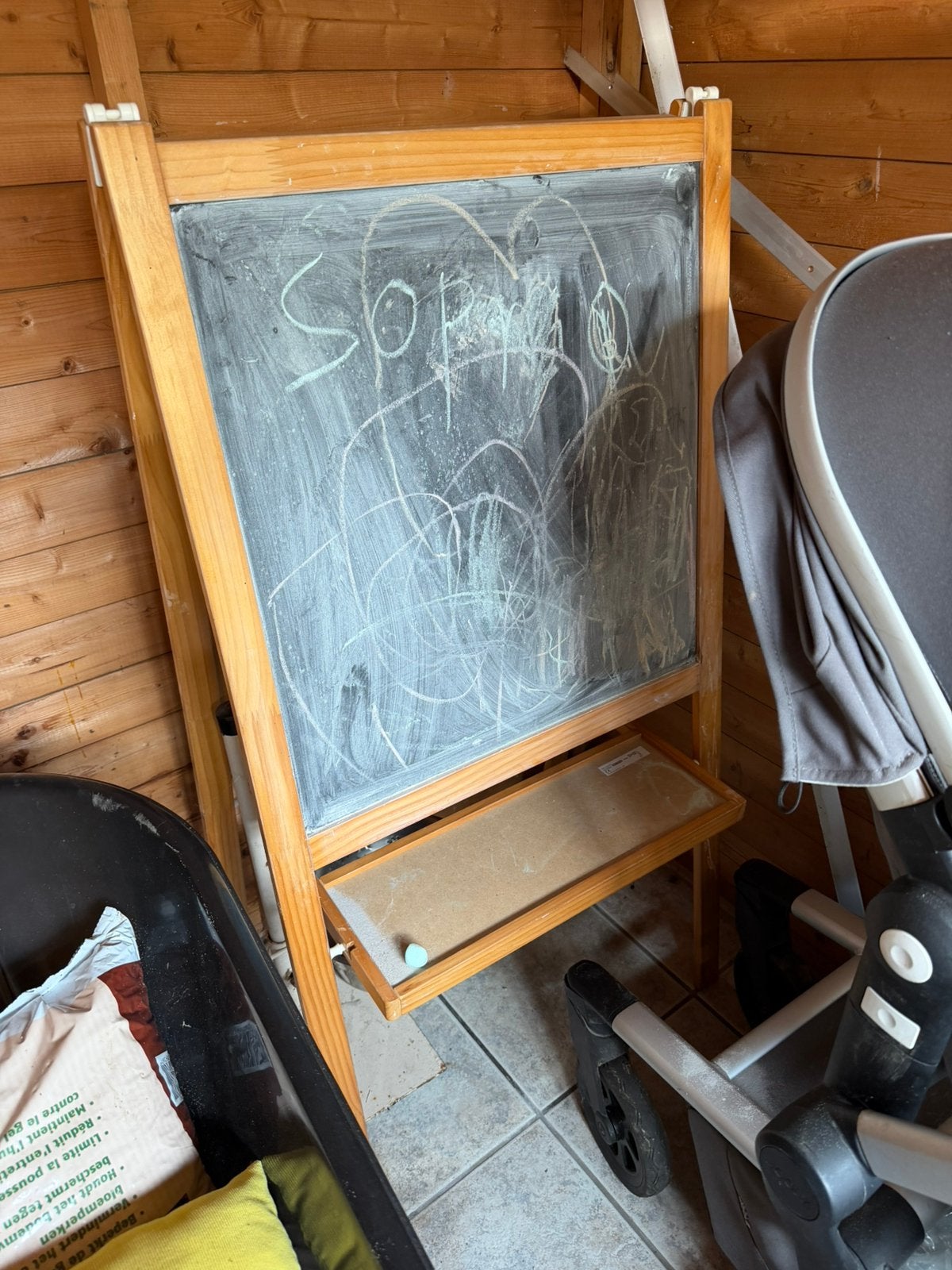 Schoolbord, Ophalen, Zo goed als nieuw