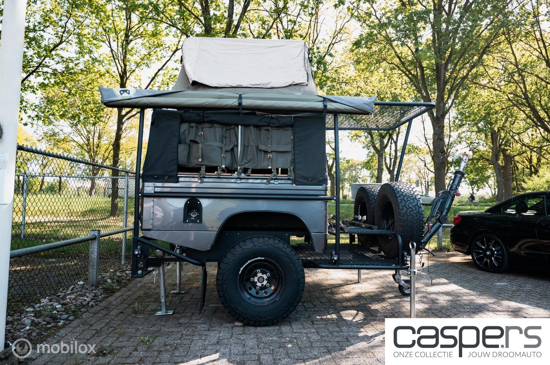 Land Rover Defender Camper Aanhangwagen- vakantie, Gebruikt, Overige carrosserieën, Zilver of Grijs, Defender
